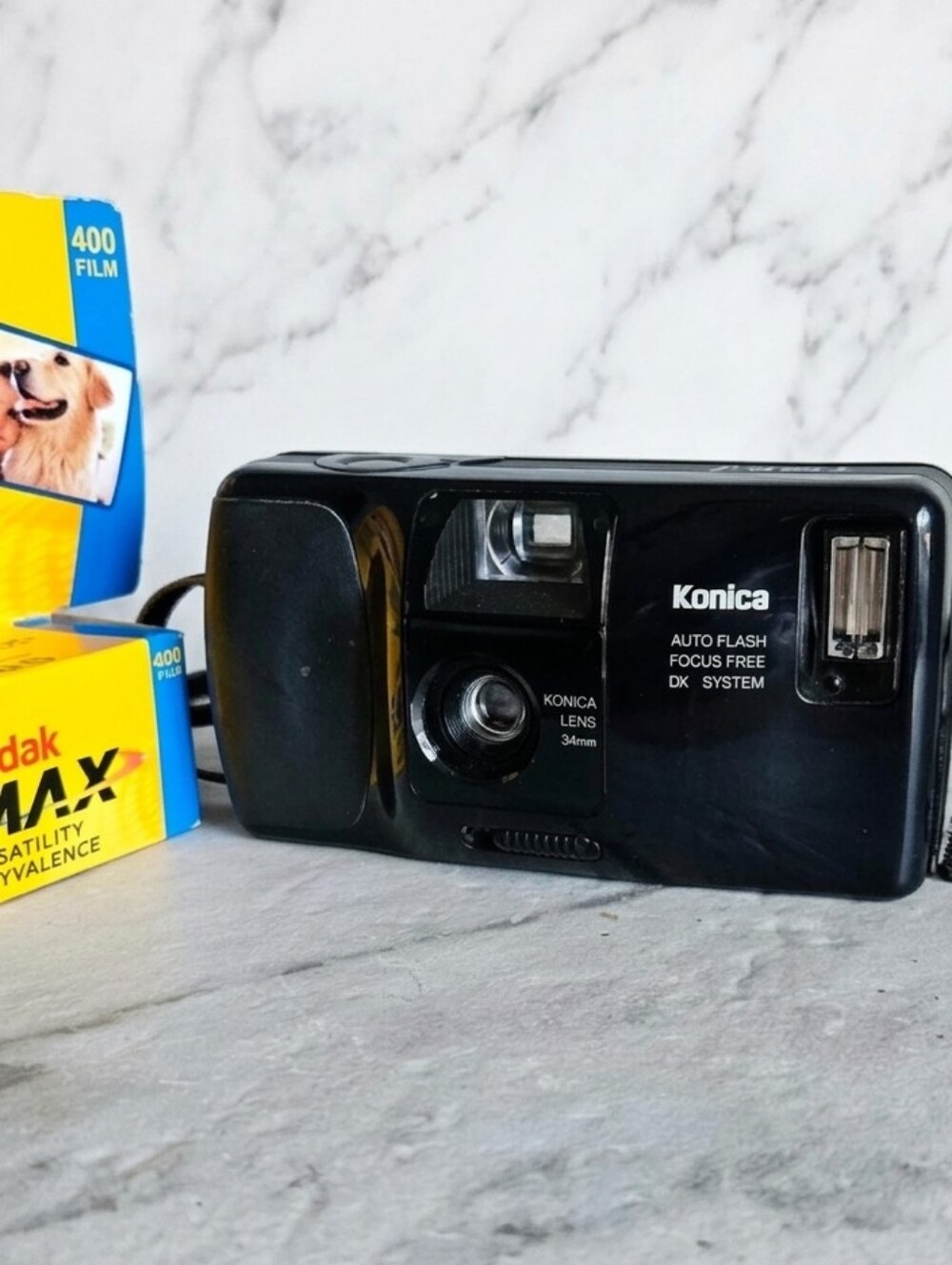 Vintage Konica Top's 35mm Y2k Film Camera + Kodak Max 400 Film | Working